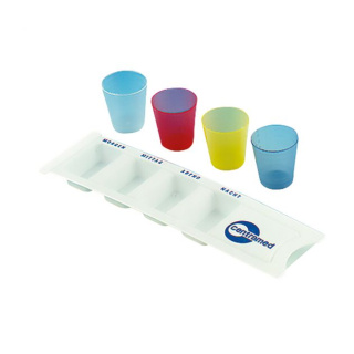 Medikamentenbecher - Einnehmebecher, 30 ml, Kunststoff, 3750 Stck, versch. Farben, bitte auswählen !