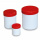 Schraubdosen / Salbendosen weiß mit Deckel,10 Stck - verschiedene Größen