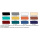 Simpex Wandklappliege VS-VALVA-ALTERNA, 195 x 65 cm, 68 cm hoch, verschiedene Farben und Gestelle zur Auswahl