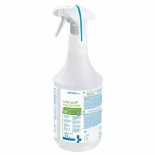 Schülke Mikrozid universal liquid,  Flächen-Schnelldesinfektion, 1 Ltr. Sprühflasche - ohne Farbstoff, ohne Parfümstoffe