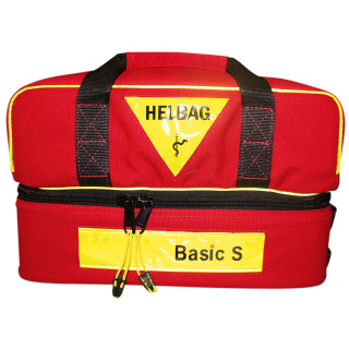 Notfalltasche HELBAG Basic S 2.0, rot, 38 x 18 x 24 cm, inkl. 2 Modul-Innentaschen, leer