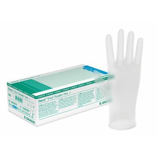 Braun Vasco ® Untersuchungshandschuhe Vinyl Powder-free, 100 Stck/Pack - Größe bitte wählen