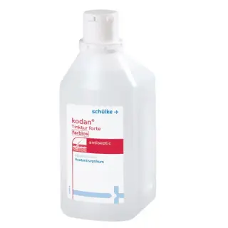 Schülke-Mayr Kodan ® Tinktur Forte, 1000 ml farblos Flasche - mit Langzeitwirkung über 24 Std.