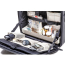 Dürasol Arztkoffer - Trolley Mobilo, Soft-Nappaleder schwarz, inkl. 1 Ampullenspender