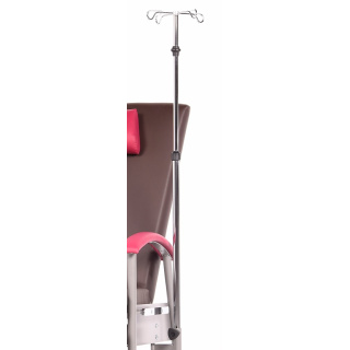 Greiner Infusions-Ausstattungzu Sita-Liege: Infusionsständer mit Halter.