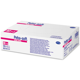 Peha-soft ® nitrile white Untersuchungshandschuhe, puderfrei, 200 Stck im Großpack - Größe bitte wählen