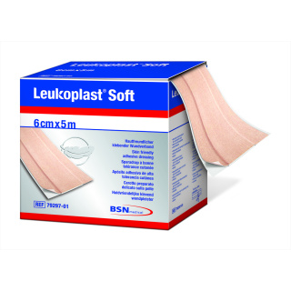 Leukoplast ® soft 4 cm x 5 m, Wundschnellverband für empfindliche Haut