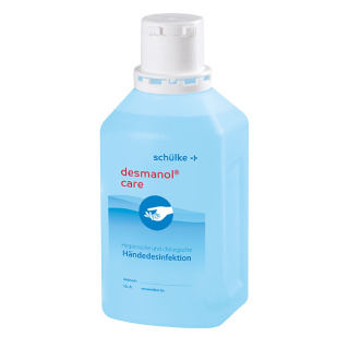 Schülke-Mayr desmanol ® care,  alkoholisches Händedesinfektionsmittel, 100 ml Kittelflasche *besonders hautfreundliche Pflegeformel*