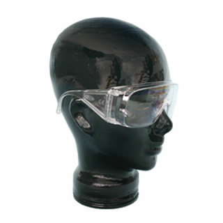 Schutzbrille mit Seiten- und Augenbrauenschutz, nach DIN EN 166:2011,  ideal f. Brillenträger