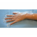 PE- Handschuhe, Damen, gehämmert, transparent 100 Stck/Pack