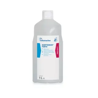 Schumacher ASEPTOMAN ® FORTE  alkoholisches Händedesinfektionsmittel, 1000 ml Spenderflasche - sehr gute Hautverträglichkeit