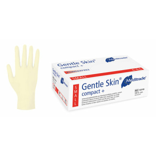 Gentle Skin compact+, Latex-Untersuchungshandschuhe, puderfrei, 100 Stck/Pack