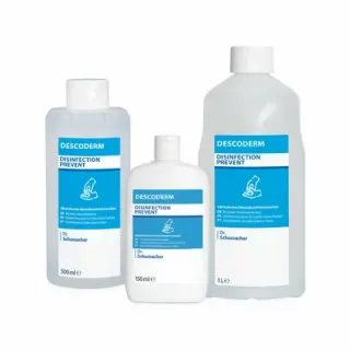 Schumacher Descoderm Händedesinfektionsmittel für Allergiker, 150 ml Kittelflasche