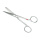 Fuhrmann Einmal- Schere chirurgisch, 25 Stck,  gerade stumpf/spitz 14,5 cm (Abbildung)