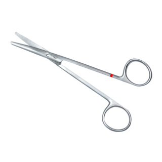 Fuhrmann Einmal- Schere Metzenbaum chirurgisch, 25 Stck,  stumpf / stumpf gerade 14,5 cm (Abbildung)