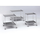 SCHMITZ Instrumentenwagen Platte 90 x 60 cm, Höhe 90 cm, Platte umrandet (Rohrrahmen)