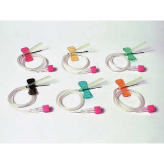 Terumo SURFLO ®  Sicherheits-Flügelkanüle, 50 St. 1,2 x 19 mm 18G rosa