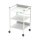 Haeberle Vielzweckwagen 08/16 ® Regalwagen, Gestell weiß - "Mini" BxTxH: 49 x 45 x 80,5 cm