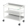 Haeberle Vielzweckwagen 08/16 ® Regalwagen, Gestell weiß - "Mini" BxTxH: 49 x 45 x 80,5 cm