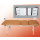 Untersuchungsliege Wandklappliege UltraCLAP "300" 3-teilig, LxB 190 x 70 cm H68 cm, Belastbarkeit 150 kg