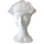Schwesternhaube, Klipphaube, Haarnetz,  mit Gummiband, D= 52 cm,  weiß, 100 Stck