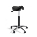 Work Drehhocker mit Sattelsitz, Alu-Fußkreuz, Sitz...
