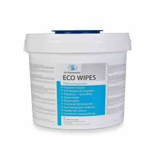 Eco Wipes Vliestücher 32 x 30 cm, 6 Rollen a 100 Stck, Nachfüllpack für Spendereimer (ohne Eimer)