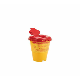 Multi-Safe quick Kanülen-Entsorgungsbox, gelb, 2,0 l - Entsorgungsbehälter für Spitze und scharfe Gegenstände
