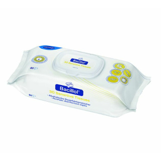 Bacillol ® 30 sensitive Tissues,  zur Schnelldesinfektion von Flächen, 80 Stck Flowpack