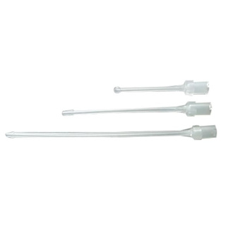 Einmal-Knopfkanülen, Kunststoff, steril, 21 Stck - Größe innen-Ø 0,8 mm x 45mm, Arbeitslänge 35mm