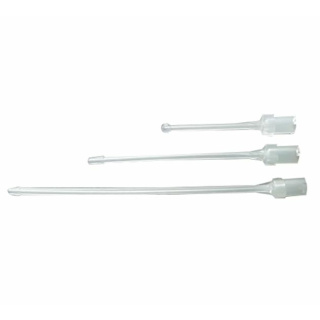 Einmal-Knopfkanülen, Kunststoff, steril, 21 Stck - Größe innen-Ø 1,0 mm x 100mm, Arbeitslänge 80mm