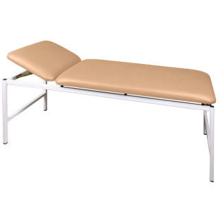 Untersuchungsliege UltraCHECK "200", LxB 190 x 70 cm H68 cm, Belastbarkeit 200 kg sahara,mit Papierrollenhalter