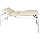 Untersuchungsliege UltraCHECK "300", 3-tlg Liege,  LxB 190 x 70 cm H68 cm, Belastbarkeit 200 kg,  hellbeige,ohne Papierrollenhalter