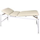 Untersuchungsliege UltraCHECK "300", 3-tlg Liege,  LxB 190 x 70 cm H68 cm, Belastbarkeit 200 kg,  hellbeige,ohne Papierrollenhalter