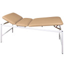 Untersuchungsliege UltraCHECK "300", 3-tlg Liege,  LxB 190 x 70 cm H68 cm, Belastbarkeit 200 kg,  sahara,mit Papierrollenhalter
