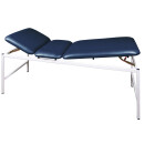 Untersuchungsliege UltraCHECK "300", 3-tlg Liege,  LxB 190 x 70 cm H68 cm, Belastbarkeit 200 kg,  dunkelblau,ohne Papierrollenhalter
