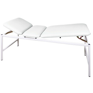 Untersuchungsliege UltraCHECK "300", 3-tlg Liege,  LxB 190 x 70 cm H68 cm, Belastbarkeit 200 kg,  weiß,ohne Papierrollenhalter