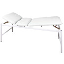 Untersuchungsliege UltraCHECK "300", 3-tlg Liege,  LxB 190 x 70 cm H68 cm, Belastbarkeit 200 kg,  weiß,ohne Papierrollenhalter