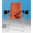 Simpex Blutentnahmestuhl HAEMO-SECUR VARIO, hohe Patientensicherung, verstellbare Armlehnen, Gestell verchromt, royalblau