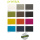 Greiner Sita Variationsliege, Universalliege inkl. integriertem Kopfpolster, mit Rollen (siehe Bild),Compact Mint