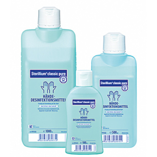 Sterillium ® classic pure  Händedesinfektion, 500 ml Flasche - für Anwender mit empfindlicher Haut