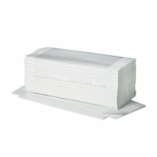 Handtücher Fripa Ideal, 1-lagig, weiß, 25 x 23 cm Zick-Zack-Falz, 20 x 250 Stck