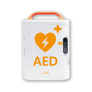 Econet ECO AED Halbautomat- halbautomatischer externer Defibrillator - AED, inkl. Zubehör - Laiendefis können Leben retten