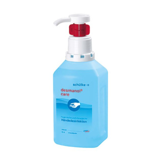 Schülke-Mayr desmanol ® care,  alkoholisches Händedesinfektionsmittel, 500 ml hyclick -System -Flasche *besonders hautfreundliche Pflegeformel