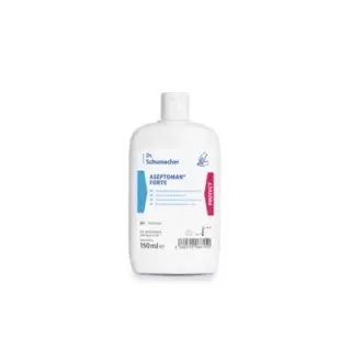 Schumacher ASEPTOMAN ® FORTE  alkoholisches Händedesinfektionsmittel, 150 ml Kittelflasche - sehr gute Hautverträglichkeit