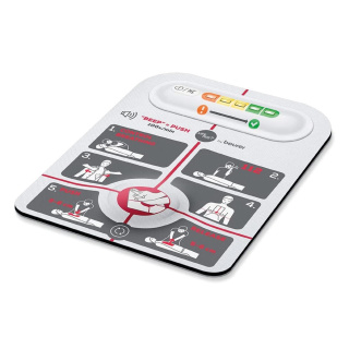 Reanimationshilfe LifePad ® -  Ihre Hilfe zur Herzdruckmassage mit Schritt-für-Schritt-Anleitung zur Reanimation
