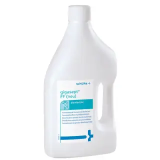 Schülke gigasept ® FF neu, INT - Instrumentendesinfektion, Konzentrat, 2 Ltr. Flasche - auch für empfindliche Instrumente