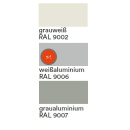 SCHMITZ medi-net Vielzwecktisch / Vielzweckwagen, mit einer Schublade,Gestell weißaluminium RAL 9006,Griff graualuminium RAL 9007