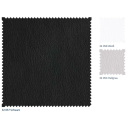 Mayer Funktionsdrehrollhocker verchromt, mit Sattelsitz und Rückenstütze, Hartbodenrollen Kunstleder Schwarz