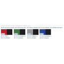 Mayer Multi-Funktions-Rollhocker mit Rücken, Rollen f. Hartböden - Kunstleder Finca Brillantschwarz  mit rot